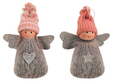 Anjel sivoružový na zavesenie 9 cm