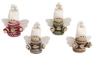 4590 Anděl ve světř&iacute;ku s knofl&iacute;kem na zavě&scaron;en&iacute; 7,5 cm-1