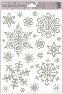 Okenná fólia – Vločky strieborné