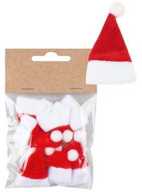 Dekoračná čiapka o 3 x 6 cm, 8 ks vo vrecku