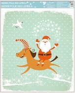Okenná fólia – Santa