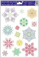 Okenná fólia – Vločky pastelové