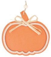 5120 Dřevěn&aacute; d&yacute;ně na zavě&scaron;en&iacute; oranžov&aacute; 12 cm -1