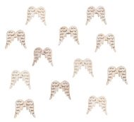 5325 Kř&iacute;dla andělsk&aacute; dřevěn&aacute; s lep&iacute;kem 3 cm, 12 ks, př&iacute;rodn&iacute;-2