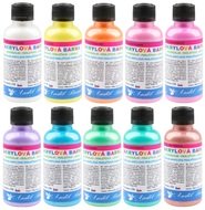 Uniiverzálne akrylové farby lesklé, perleťové odtiene 50 g