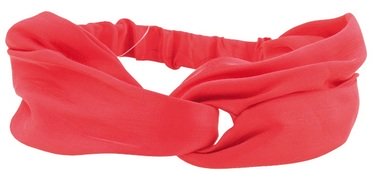 Čelenka elastická saténová s uzlom, červená