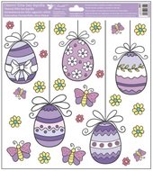 Okenná fólia – Vajíčka a motýliky