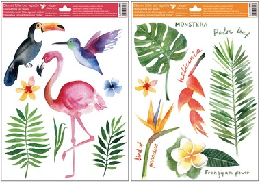 Okenné fólie Tropical 30 x 42 cm