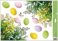Okenná fólia – Kvety s motýlikom