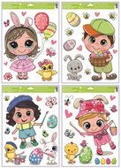 6916 Okenn&iacute; f&oacute;lie s glitry Velikonočn&iacute; radov&aacute;nky 30 x 42 cm-1