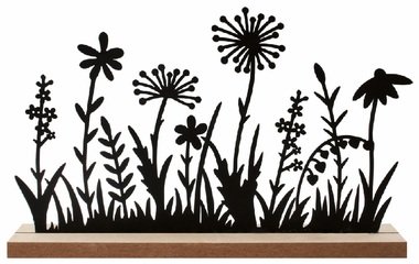 Lúka z kovu 22 x 13,5 x 4 cm na postavenie