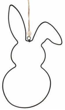 Zajac z kovu 13 x 22 x 0,5 cm na zavesenie