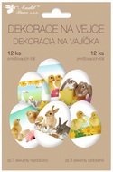 779 Košilky na vajíčka živá zvířátka, 12ks v balení-1