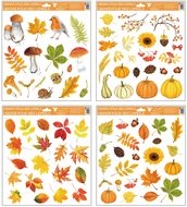 Okenná fólia jeseň 30x30 cm