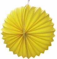 Lampión guľatý 25 cm - Žltý