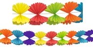 Girlanda papierová Mašľa farebná 300 × 23,5 cm