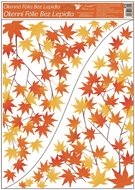 Okenná fólia – Javorové listy v červenožltom víre