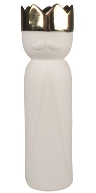 Svietnik porcelánový z kolekcie Troch kráľov 5,5 x 21 x 5,5 cm