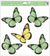 Okenná fólia – Zelení motýle