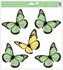Okenná fólia – Zelení motýle