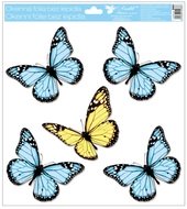 Okenná fólia – Modrí motýle