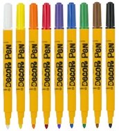 991019 Značkovače DECORPEN na kov,sklo,plast,keramiku,k&aacute;men 8+1 ks CENTROPEN-2