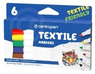Popisovač tenký na textil Textile Liner ČIERNY, CENTROPEN