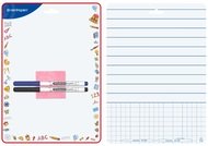 991029 Školní tabulka oboustranně stíratelná A4 linky a čtverečky-1