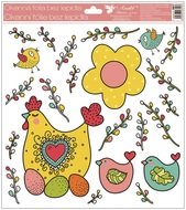 Okenná fólia – Žltá sliepočka