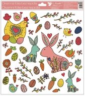 Okenná fólia – Ružový zajac